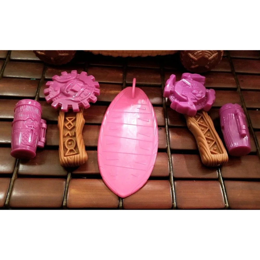 Vintage Tiki Play-Doh Doh-Doh Island Beach Buggy Play Set 90% Complete